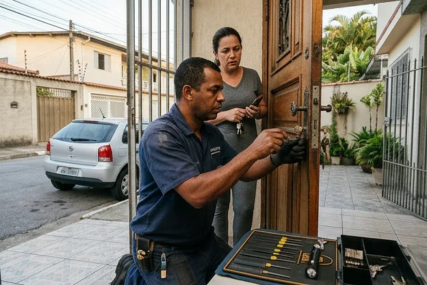 Abertura de portas e fechaduras em Barueri: quando procurar atendimento para clientes de O Polo Chaveiro Barueri